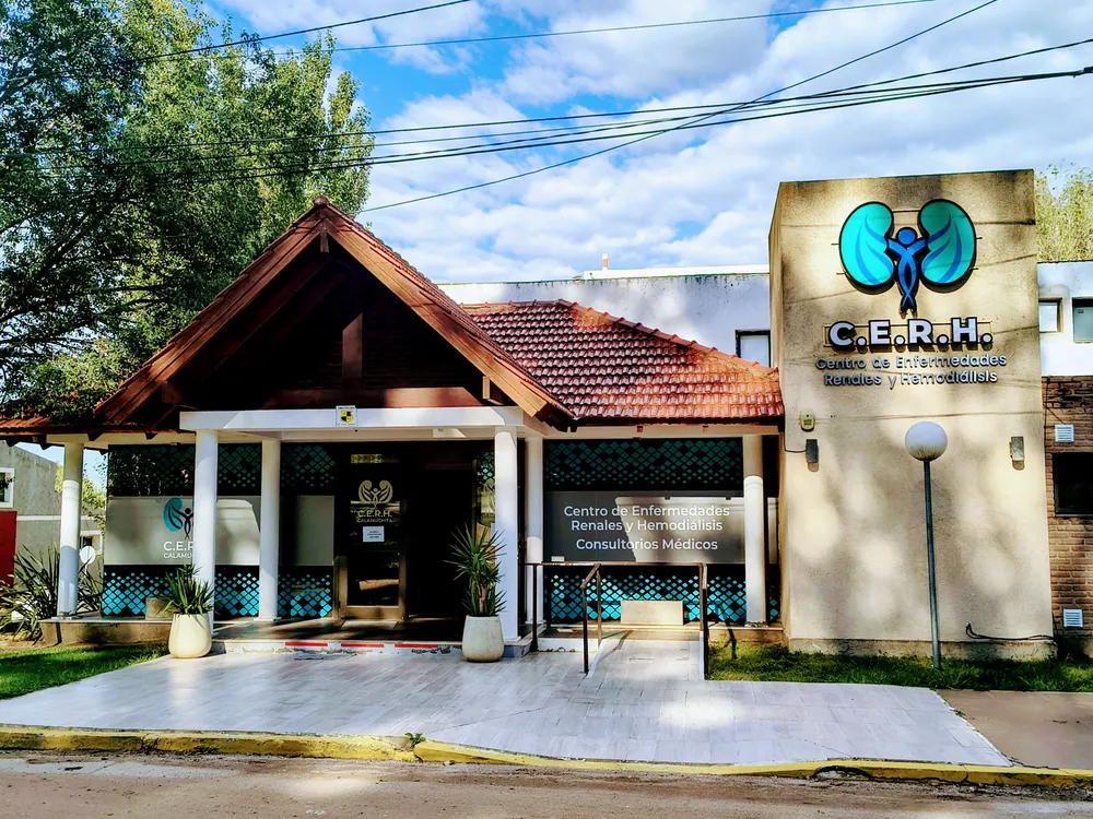 Frente del Cerh en Santa Rosa de Calamuchita